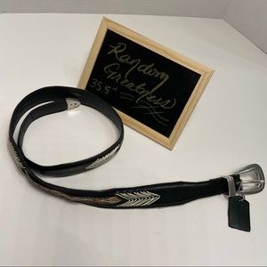 Vintage Woolrich Leather Belt